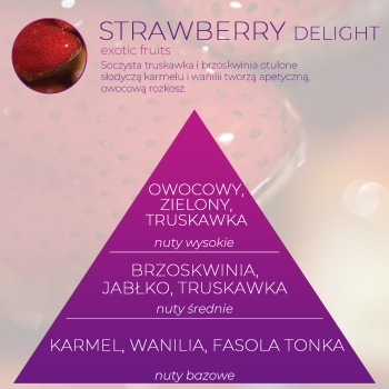 <B>STRAWBERRY DELIGHT</B> SPRAY 250 ml odświeżacz powietrza PREMIUM